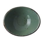 Schaal salsa diep 14 cm Rustic donkergroen