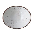 Schaal salsa diep 18 cm Rustic wit