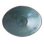 Schaal salsa diep 22 cm Rustic blauw