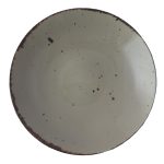 Bord coupe vlak 17 cm Rustic lichtgroen