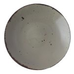 Bord coupe vlak 23cm Rustic lichtgroen