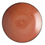 Bord coupediep 25 cm Rustic terracotta