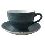 Cappucinokop 30 cl Rustic blauw