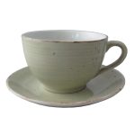 Koffiekop 23 cl Rustic lichtgroen